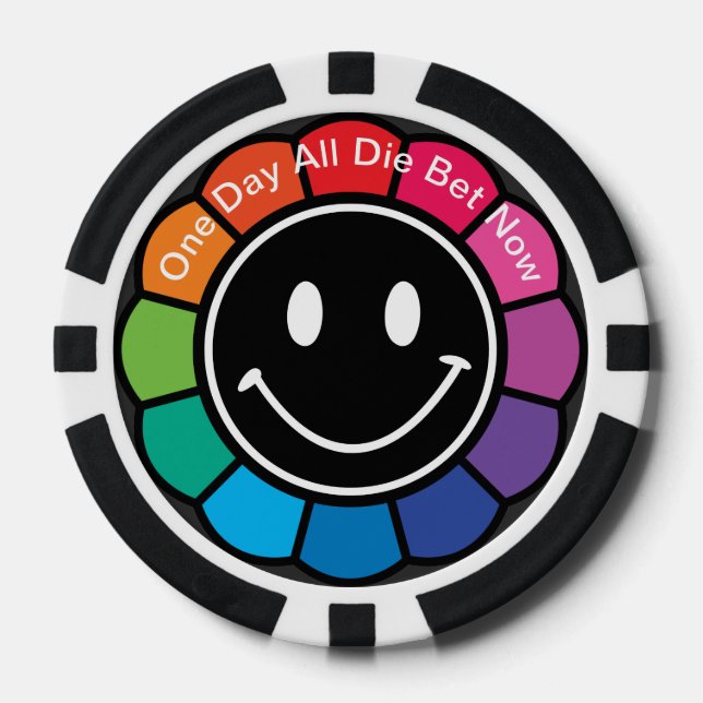 Fichas De Póquer SmirkSmile floreciendo (Anverso)