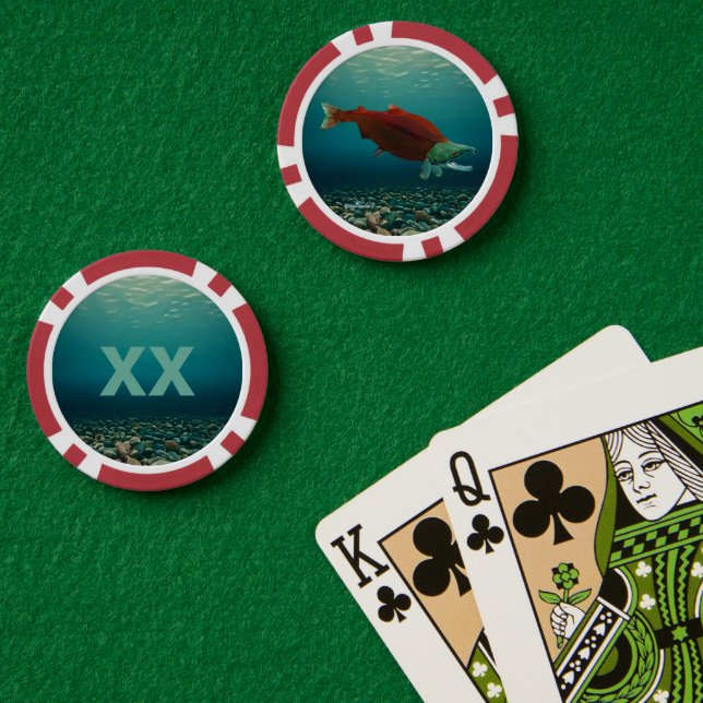 Fichas De Póquer Sockeye Salmon (Mesa de Poker (Doble))