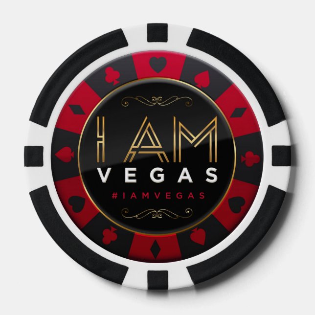 FICHAS DE PÓQUER SOY VEGAS POKER CHIPS (Anverso)