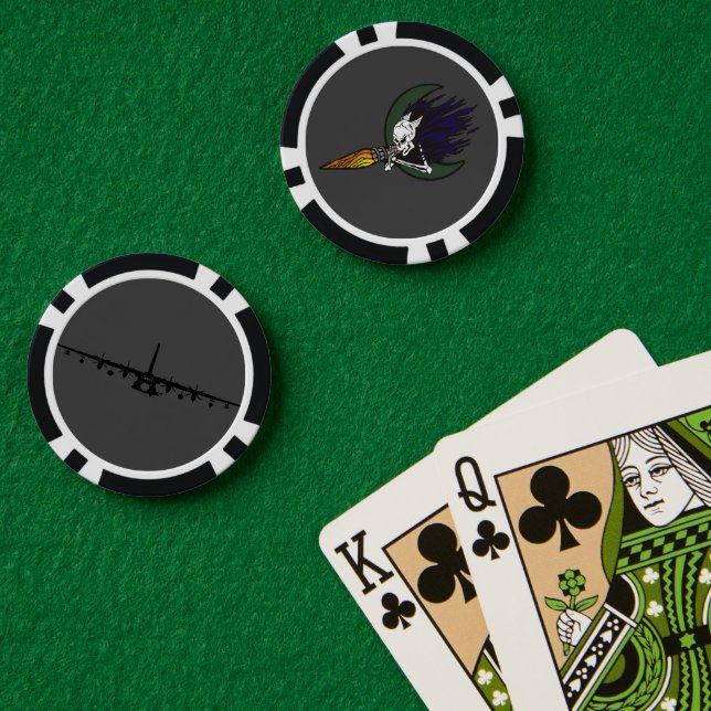 Fichas De Póquer Spectre Gunship Poker Chips  (Mesa de Poker (Doble))