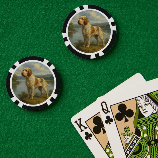 Fichas De Póquer Spinone Italiano (Mesa de Poker (Doble))