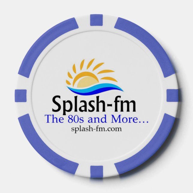 Fichas De Póquer Splash-fm Poker Chip (Anverso)