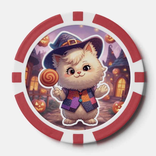Fichas De Póquer Sr. Bluffy - Caballero Bluffmaster de Halloween (Anverso)