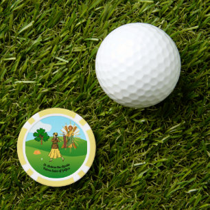 Fichas De Póquer SS. Andrew y Jude con dos mujeres golfistas