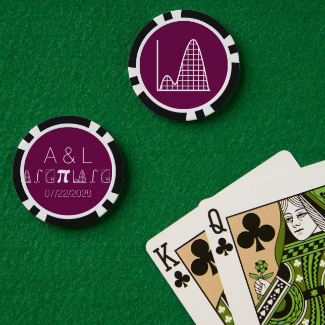 Fichas De Póquer Suma en el vino (Mesa de Poker (Doble))