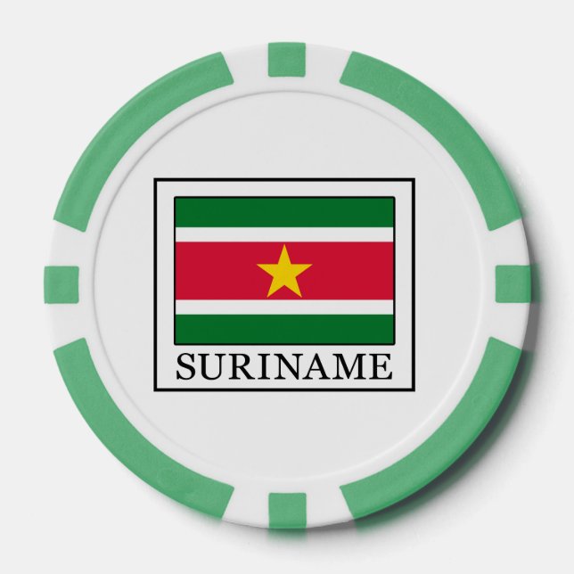 Fichas De Póquer Surinam (Anverso)