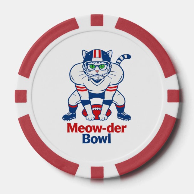 Fichas De Póquer Tazón Meow-der  (Anverso)