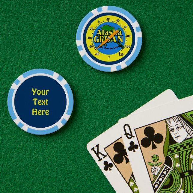 Fichas De Póquer Termómetro Alaska Groan (Mesa de Poker (Doble))