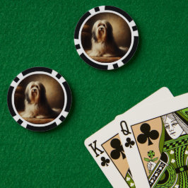 Fichas De Póquer Terrier Tibetano