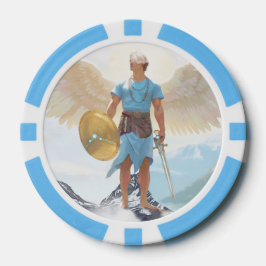 Fichas De Póquer Token de Protección "Esté Cerca" del Arcángel Migu