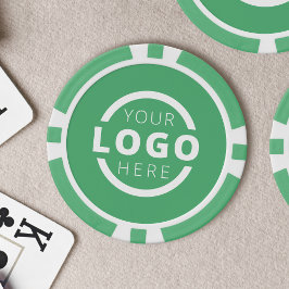 Fichas De Póquer Tokens con el logotipo de negocios corporativo de 