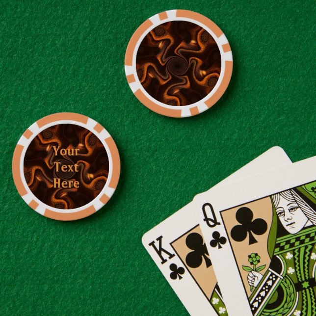 Fichas De Póquer Tornillo de chocolate mexicano (Mesa de Poker (Doble))