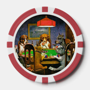 Fichas De Póquer Un amigo en necesidad, perros jugando póquer,