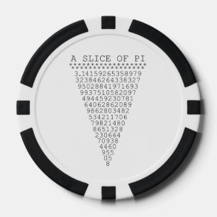 Fichas De Póquer Un trozo de gráfico de Pi