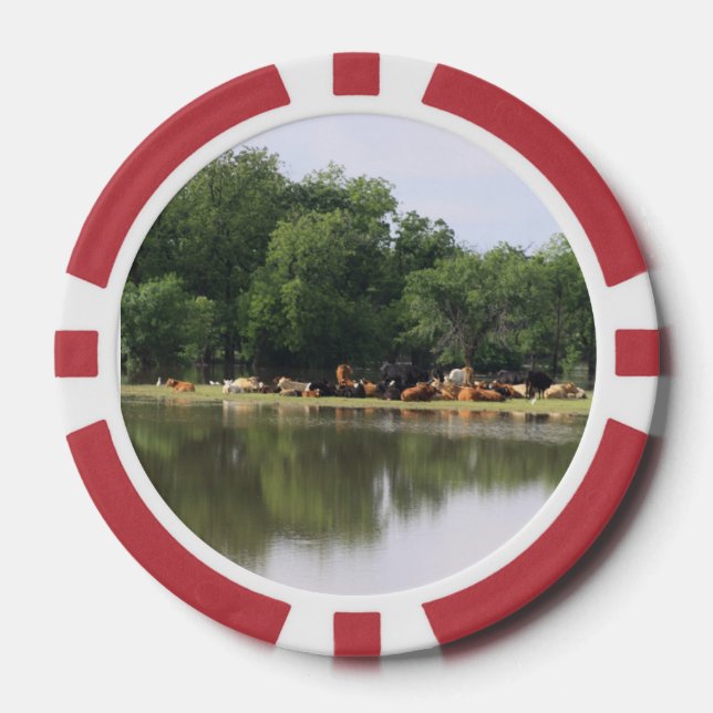 Fichas De Póquer Vaca (Anverso)