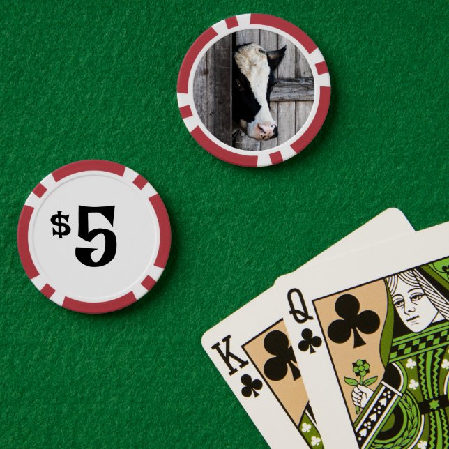 Fichas De Póquer Vaca de vida agrícola (Mesa de Poker (Doble))