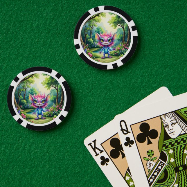 Fichas De Póquer Vengo en paz... probablemente. (Mesa de Poker (Doble))