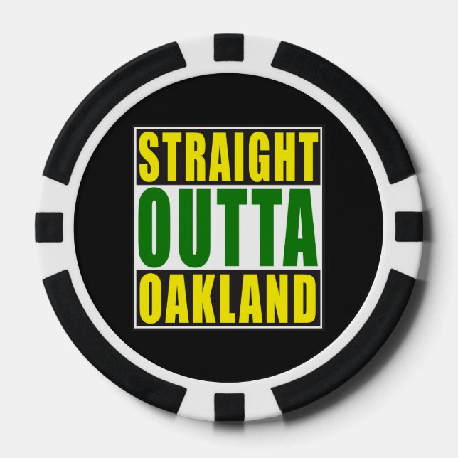 Fichas De Póquer Verde recto de Outta Oakland (Anverso)
