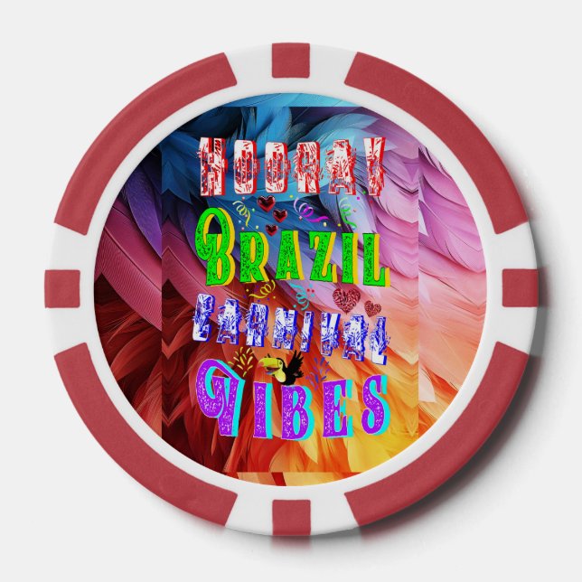 Fichas De Póquer Videos del Carnaval de Brasil (Anverso)