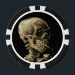 Fichas De Póquer Vincent van Gogh - Calavera con cigarrillo en llam<br><div class="desc">Cabeza de un Skeleton con un cigarrillo en llamas / Calavera con cigarrillo en llamas / Crane de squelette fumant une cigarrillo - Vincent van Gogh,  1885</div>