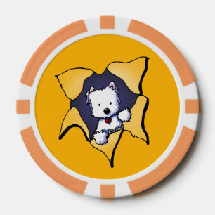 Fichas De Póquer Westie BLAST Naranja Poker Chips