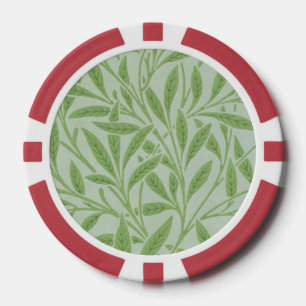 Fichas De Póquer William Morris Willow Flower Classic