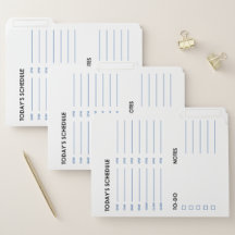 Calendario diario y por hora