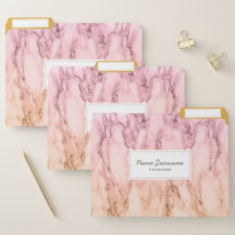 Piedra de mármol moderna Ombre rosa y Naranja