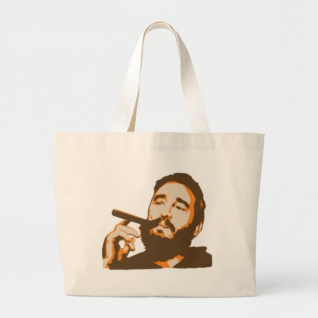 Fidel Castro con la bolsa de asas del retrato del (Frente)