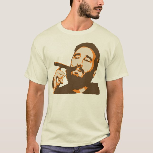 Fidel Castro con la camiseta del retrato del (Anverso)