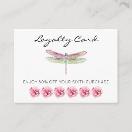 Fidelización *~* 6 Flores de agujeros de perforación Tarjeta de