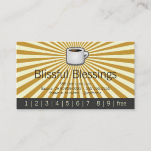 Fidelización Blissful Burst con tarjeta de punzonado para bebid