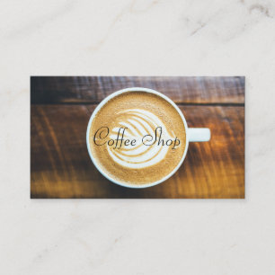 Fidelización Café del arte de Latte, tarjeta de sacador -
