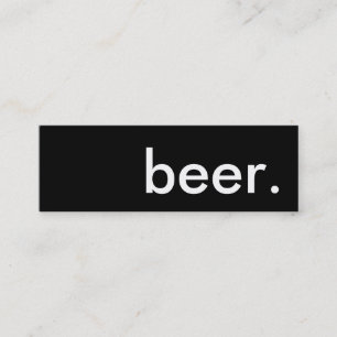 Fidelización cerveza. tarjeta de sacador de la lealtad
