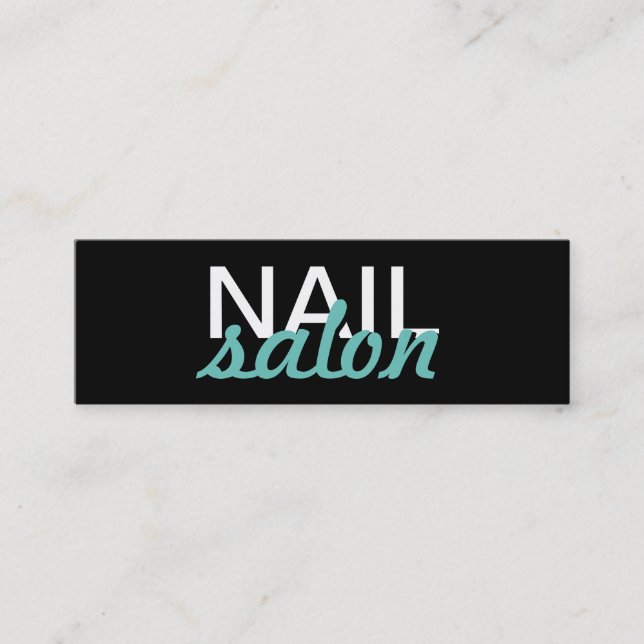 Fidelización el salón del clavo manicures la tarjeta de sacador (Anverso)