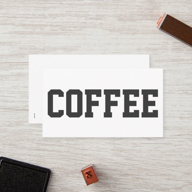 Fidelización Enorme texto negro en tarjeta de fidelidad de Whit (Anverso/Reverso In Situ)