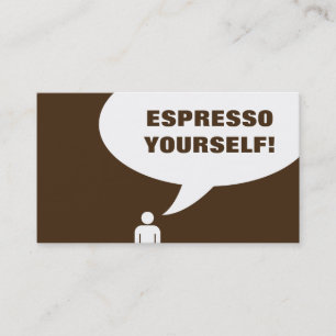 Fidelización espresso tú mismo tarjeta de pinchazo de café