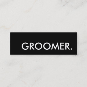 Fidelización groomer. tarjeta de sacador de la lealtad