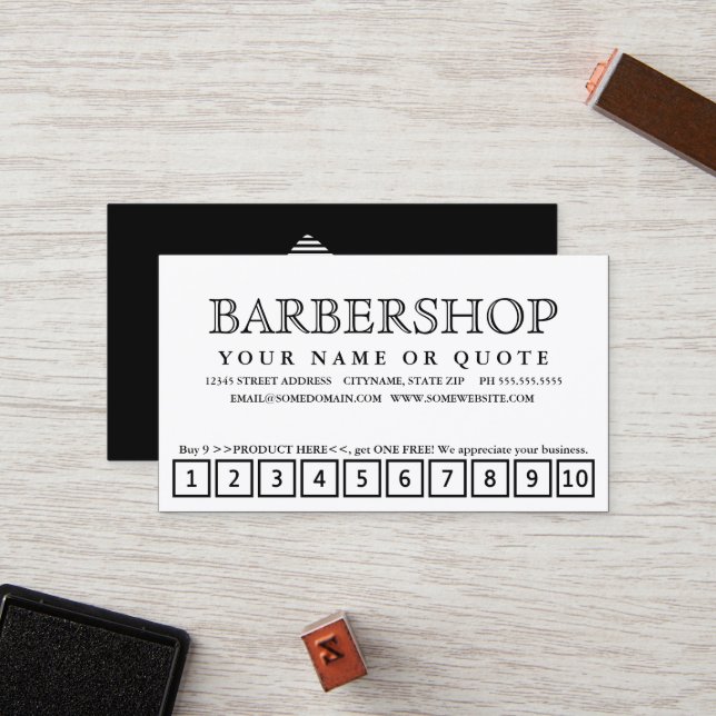 Fidelización la maquinilla de afeitar raya la tarjeta de (Anverso/Reverso In Situ)