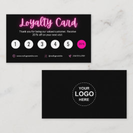 Fidelización Lealtad al Salón De Belleza, Tarjeta De Recompensa