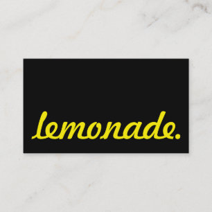 Fidelización limonada. tarjeta de sacador de la lealtad