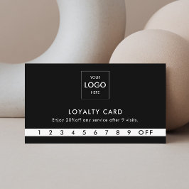 Fidelización Logotipo de tarjeta profesional de fidelidad moder