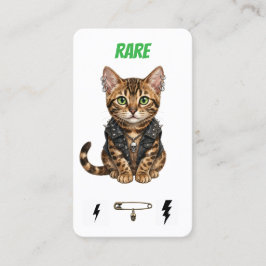 Fidelización Rara tarjeta de coleccionista de gatos punk - Beng