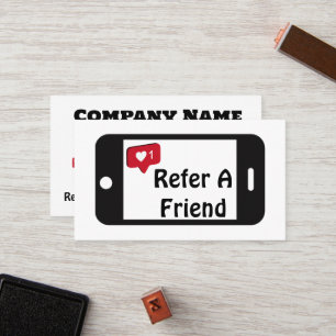 Fidelización Refiera una tarjeta de fidelidad telefónica de ami