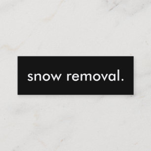 Fidelización remoción de nieve. tarjeta de puntuación de fideli