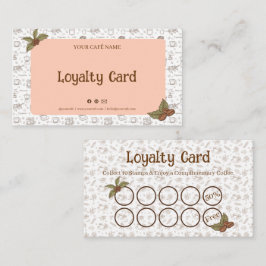 Fidelización Sello de Tarjeta de Fidelidad de Café Boho
