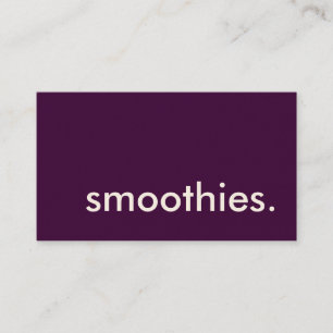 Fidelización smoothies. tarjeta de sacador de la lealtad