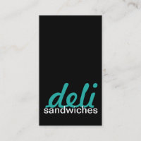 tarjeta de bocadillos de delicadeza