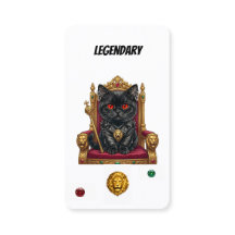 Tarjeta de Coleccionista de Gatos Punk Legendaria