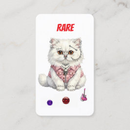 Fidelización Tarjeta de Coleccionista de Gatos Punk Raros-Rebel